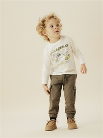 NAME IT Twill Cargo Bukser Ryan Dusty Olive